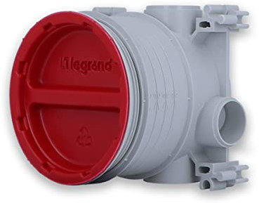 Presa da incasso a parete in acciaio inox, rotonda, a scomparsa, per inserti Livolo, 089701, presa per pavimenti (LEG, presa per pavimenti in PVC, per massetto da incasso 081988 per presa da pavimento