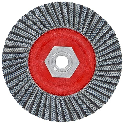 PRODIAMANT Ventaglio Diamante PDS Dischi Abrasivi 115m per Piastrelle e Pietre Naturali K200 Lamelle Ibride per Lavorazione a Secco