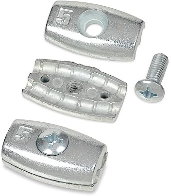 10x 4mm Eiform Drahtseilklemmen Drahtseil Seilklemmen