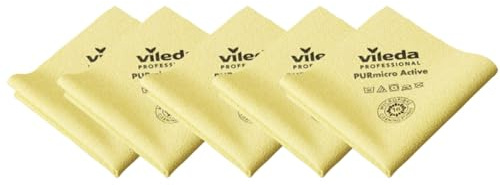 Vileda Professional,Bayeta PurMicro Active,Amarillo,5uds,PUR,38x35cm