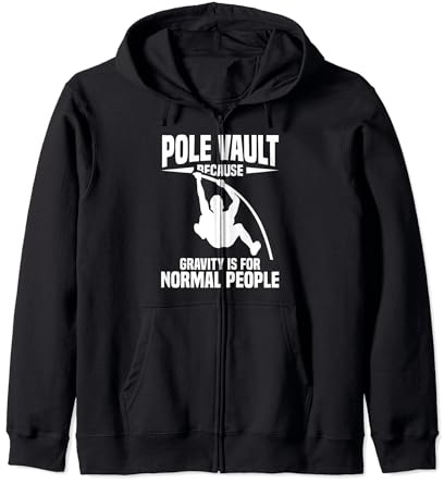 Pole Vaulting Training Track & Field Shoes Pole Vault Zip Hoodie