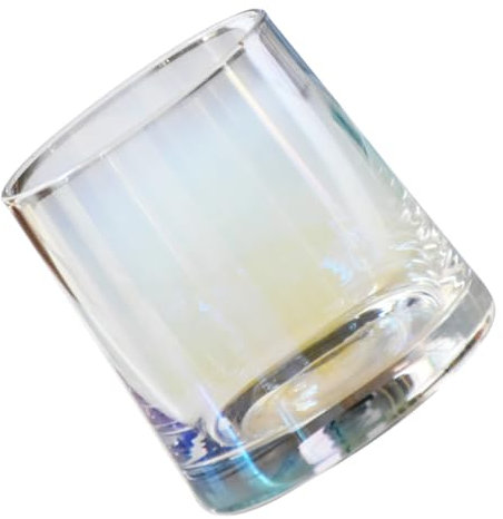 SHOWERORO Vaso De Vidrio Creativo Para Whisky y Vino Para Fiestas y Uso Casa Vaso De Jugo y Reutilizable