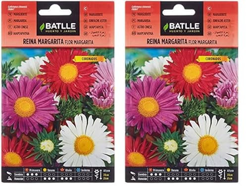 Semillas Batlle Reina Marg. FLOR MARGARITA (Paquete de 2)