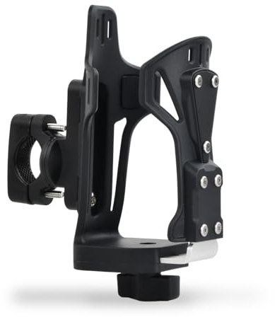 Focenat Portavasos Motocicleta,Portabidón Bicicleta para Botellas de Diámetro de 50mm-90mm,Portabebidas para Bicicleta para Manillar y Marco,Soporte para Botellas de Agua para Bicicletas de Montaña