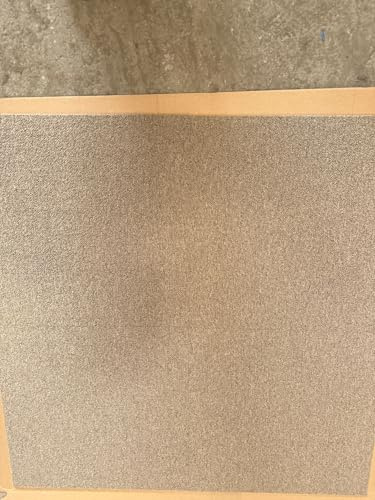 Beige Carpet Floor Tile 20pcs Carpet Tiles 50x50 cm | 5 SQM Carpet Floor Tiles | Heavy Duty Non-Slip Flooring Rugs for Commercial Retail, Office, Home, Kitchen, Bedroom, Living Room, Bathroom (Beige)