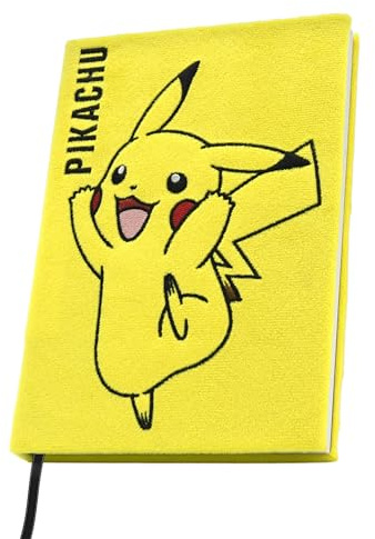ABYSTYLE POKÉMON Pikachu - Quaderno A5 di alta qualità, prodotto ufficiale, copertina rigida, pagine a righe, chiusura elastica