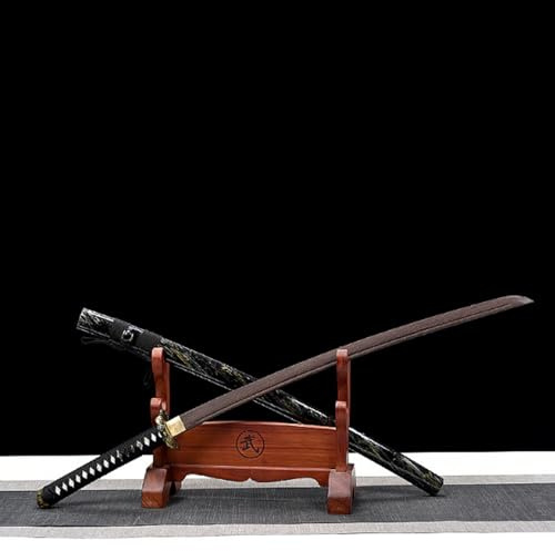 Katana svärd, handgjort samurajsvärd i trä, 103 cm bokken för visning, cosplay-samling och Kendo-träning