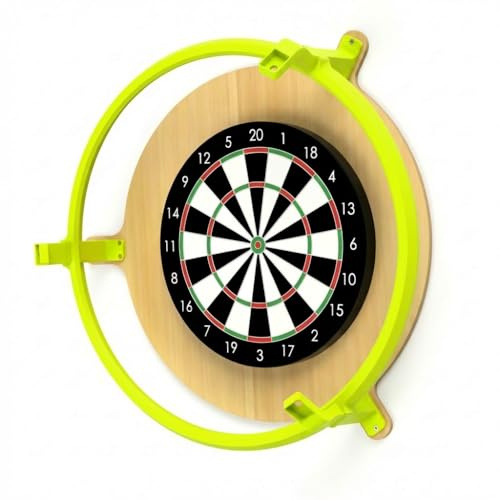 König Design Autodarts Komplettset mit 3X OV9732 100° Kameras & 6000K LED Ring – Automatisches Dart Zählsystem für Steel Darts – Kamerahalterung mit Kabelführung & Montagematerial