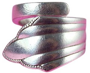 Besteck Schmuck Ring, ca. 57 (18,2) Ring aus Besteck