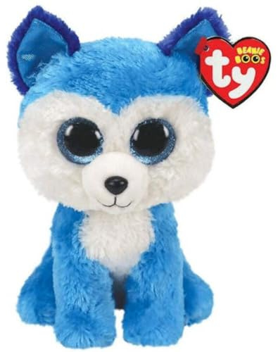 TY 36310 Husky - Beanie Boos, 15 cm, Blau