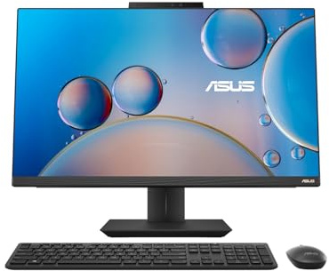 ASUS A5702WVAK-DRBPE051W 27 Zoll FHD (1920 x 1080) All in One (Intel Core i7-1360P 5.0 GHz, 16GB DDR4, 1TB M.2 NVMe SSD, Intel Iris X Graphics, Windows 11 Home) AZERTY-Tastatur