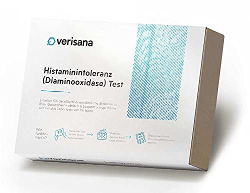 Prueba de tolerancia a la histamina: determine su valor de diaminooxidasa (DAO) de forma fácil y cómoda desde el hogar, laboratorio Verisana