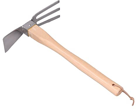 Gartenhacke, Handgrubber, Handhacke, Rechen, Edelstahl, Unkraut, Sichel, Handhacke, Gartenzubeh?r f¨¹r Topfpflanzen, Gartenarbeit, Pflanzen, Pfl¨¹gen