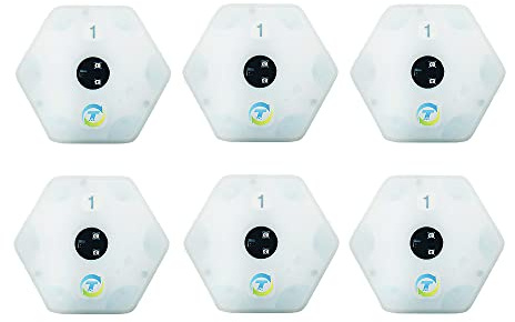 Lubeby Smart APP Control Gimnasio Fitness Deportes Entrenamiento Reacción Luces Entrenamiento Velocidad Agilidad Entrenamiento Luces Velocidad Agilidad Respuesta Equipo Para Atletas 6 Lámparas/Set