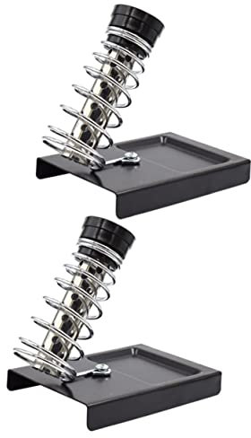 Uonlytech 2pcs Soldering Iron Stand Coiled Springs Double Tube Holder for Soldering Irons