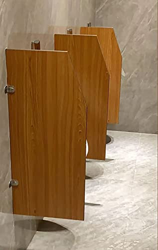 Wasserdichter Urinal-Trennwand für Herrentoilette, braun, 4 Stück
