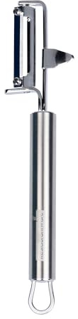 Restaurantware-German Standard 7.4 Inch Potato Peeler With Potato Eye Remover, 1 Swivel Vegetable Peeler - Sharp Blade, Ergonomic Handle, Stainless Steel, Dishwashable, For Carrot, Or, More