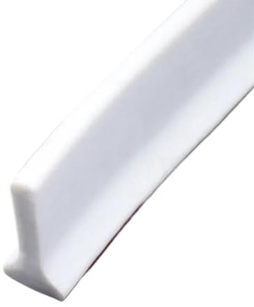 Joint Porte Douche Bande de retenue d'eau for Salle de Bain 50/100/200/300 cm Bande de retenue d'eau for lavabo Bande de séparation sèche et Humide(White T Form,About 1m)