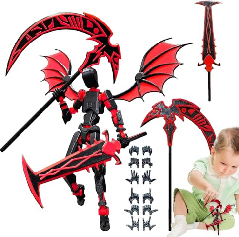 Figurines D'action De Jouets, Figures D'action Imprimées 3D-3D-pression Robot Modèle De Modèle De Jouet | Figurines D'action Entièrement Mobiles, Jouet Imprimé En 3D, Figurine De Héros Mobile Pour Jou
