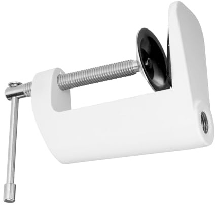 Hoement C klemme Metall Tischklemme Hochleistungsklemme für LED Tischlampen und Mikrofonstative Stabile Halteklammer für Schreibtischmontage Kleine Befestigungsklemme