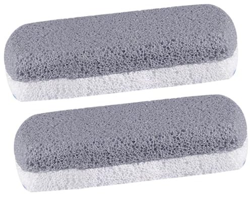 TEHAUX Strumenti per Rimuovere Calli e Pelle Dura 2 Pezzi per Pedicure Professionale in Vetro Schiumoso Esfoliatore Piedi Riutilizzabile per Cura e Bellezza dei Piedi
