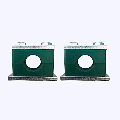 POWERTOOL Kunststoff-Rohrschellen, 18 mm Außendurchmesser, Rohrschellen, metrische Hydraulikrohrschelle für Öl, Wasser, Gasleitung, Befestigung (2 Stück)