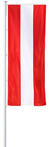 Vispronet® Nationalfahne 150x400 cm für Ausleger ✓ in Deutschland produziert ✓ versch. Materialien ✓ Hochformat (Multiflag®, Österreich)