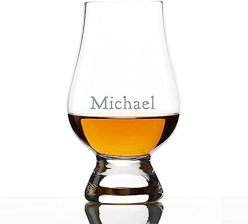 Whisky-Glas inkl. Gravur von Name oder persönlicher Spruch - Original The Glencairn Glass - Personalisiertes Tasting Nosing-Glas für Whiskey-Tasting