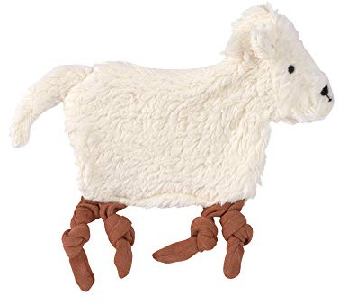 LÄSSIG Panno per Coccole Peluche per bambini/Knitted Baby Comforter GOTS Tiny Farmer Sheep