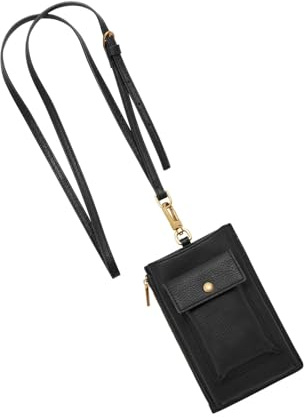 Fossil Geschenk für Frauen Rio, Eco Leder/Polyurethan Trim Pouch braun 10,2 cm L x 2,6 cm B x 16,2 cm H SLG1483200