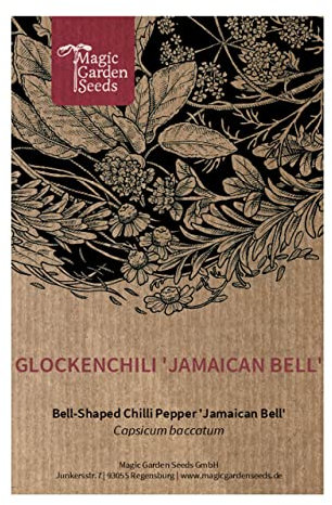 Chile campanilla jamaicano suave 'Jamaican Bell' (Capsicum baccatum) - aprox. 10 semillas