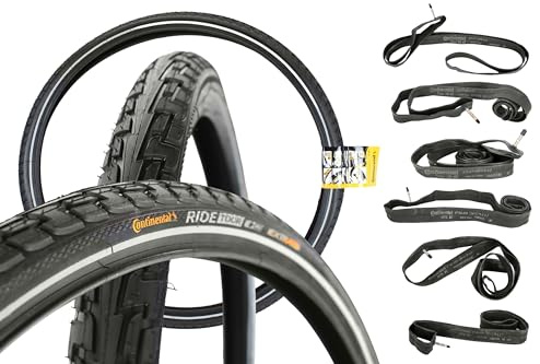 Fahrradreifen Continental Ride Tour Reflex 26 Zoll 28 Zoll mit oder ohne Schlauch MTB Tour Dunlop, Auto, Sclaverand Ventil, E-Bike