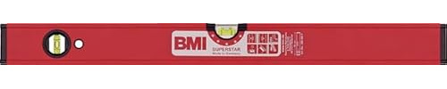 Wasserwaage SUPERSTAR 30cm Alu.rot ± 0,5 mm/m BMI