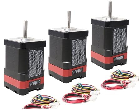 Schrittmotor 3PCS ESS42-P1X-48MM NEMA17 Closed Loop 0,53 Nm 2,0 A & Drive Hybrid for Fräsen Integrierter Schrittmotor mit Treiber
