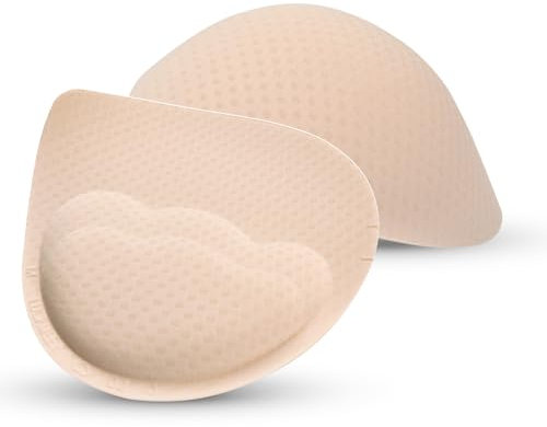 Nimiah Super Thick Bra Pads Inserts for Push Up, Bikini Padding Inserts Reusable Add 1-2 Cup Sizes for Women Swimsuit Sport Bra Fit A/B