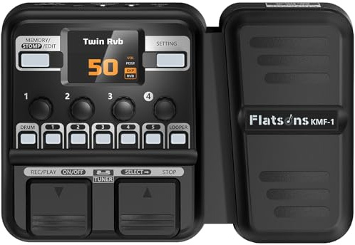 Gitarrpedal med flera effekter
