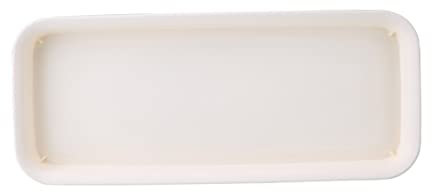 Soucoupe pour Plantes Plateaux pour Plantes en Plastique Conteneur pour Plantes à Fleurs Soucoupe pour Pots de Fleurs Plateaux pour Pots de Fleurs rectangulaires en Plastique Palette (12 Pouces Blanc