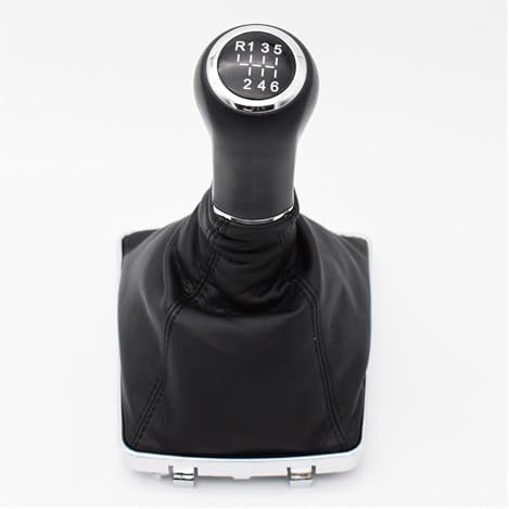 Hguvsjd Pomo Palanca Coche Para Opel/para Vauxhall Para Astra H 2005-2009 5/6 Velocidad Perilla Palanca Cambios Coche Palanca Stick Gaitor Cubierta Arranque Palanca Velocidad Coche(6-Speed)