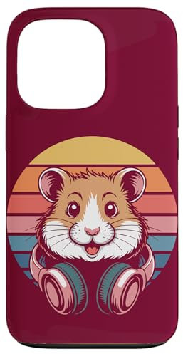 Casque DJ Hamster pour hamster Coque pour iPhone 13 Pro