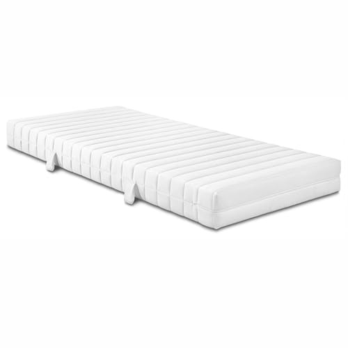 Bodyprotect Taschenfederkernmatratze Comfort Line 140x200 cm, Federkern orthopädische Matratze Härtegrad H3 fest, Oeko-TEX, ergonomische 7 Zonen Federkernmatratze, Höhe 16, Made in EU