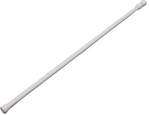 Extendable Telescopic Spring Loaded Tension Curtain Sail Net Shower Rod Pole White 55~90cm Adorable Quality and PracticalDurability