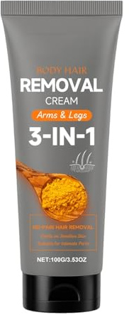 Crema Depilatoria Corporal - Producto Depilatorio Hidratante Y 100 G - Crema para Eliminar en el Cuerpo de la Mujer - Regalo para Mujeres y Familias