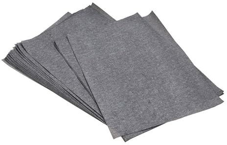 WESIEVYA Graphit Kohlepapier Transferpapier 25 Blatt pro Packung Kohlenstoffbeschichtetes Papier zum Zeichnen und Übertragen für Kunst und Bastelprojekte