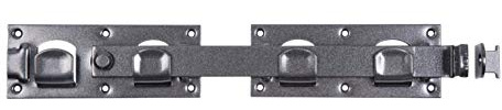 Alberts 301361 DURAVIS® Doppeltorüberwurf | schwarzdiamant duplexbeschichtet | Größe 423 x 70 mm
