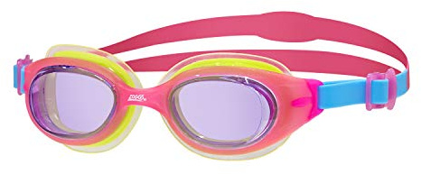Zoggs Little Sonic Air Gafas de natación, Unisex bebé, Rosa/Azul/Verde/Tintado, up to 6 Years