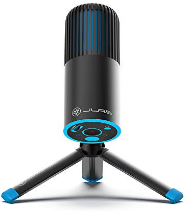 JLab Talk Go USB Microphone - PC Mic, Podcast, Condenser Microphones for Streaming, Gaming, Computer Desk & Laptop - Portable, Plug & Play, Professional Grade Recording, Studio Quality Resolution