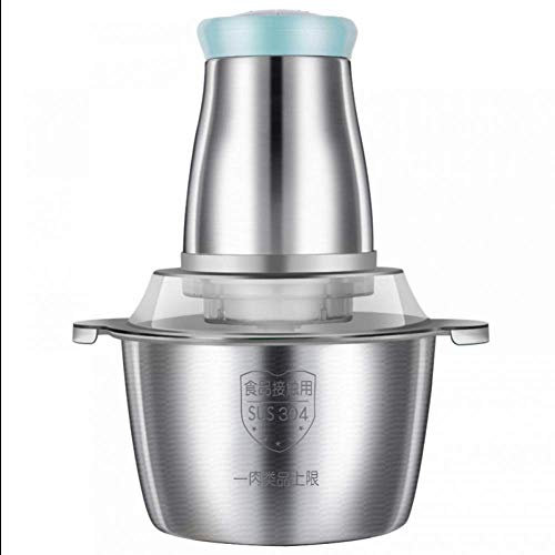 Procesador De Alimentos, Hay 2L, 3L Para Elegir, Trituradora Eléctrica De Tazón De Acero Inoxidable, Velocidad De La Picadora De Carne De Doble Velocidad, Control Libre Del Grado De Trituración, 220V,