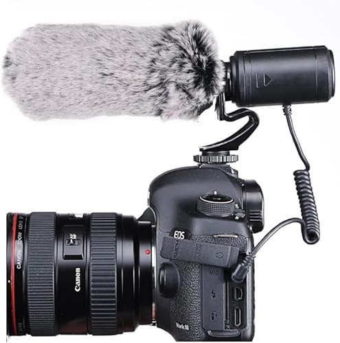 Nicama Cardioid Condenser Interview Vlog Microphone for DSLR Camera Nikon Canon Sony Mirrorless Camera DV Camcorder