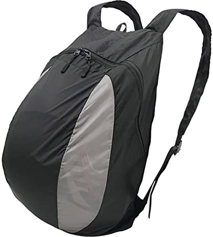 LUCHONG Motorcycle Helmet Backpack, 28L, Black - Lightweight Storage for Riding, Hiking, Traveling, Fitness