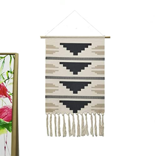 BMIDRUT Arazzo da parete tessuto a macramè, decorazione murale, stile bohémien, decorazione per la casa, sfondo boho, dormitorio, camera, decorazione per porta, 50 x 85 cm (C5)